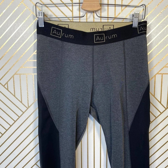 AuRum Mindfulness Mid-Rise Leggings in‎ Gray - Picture 5 of 10